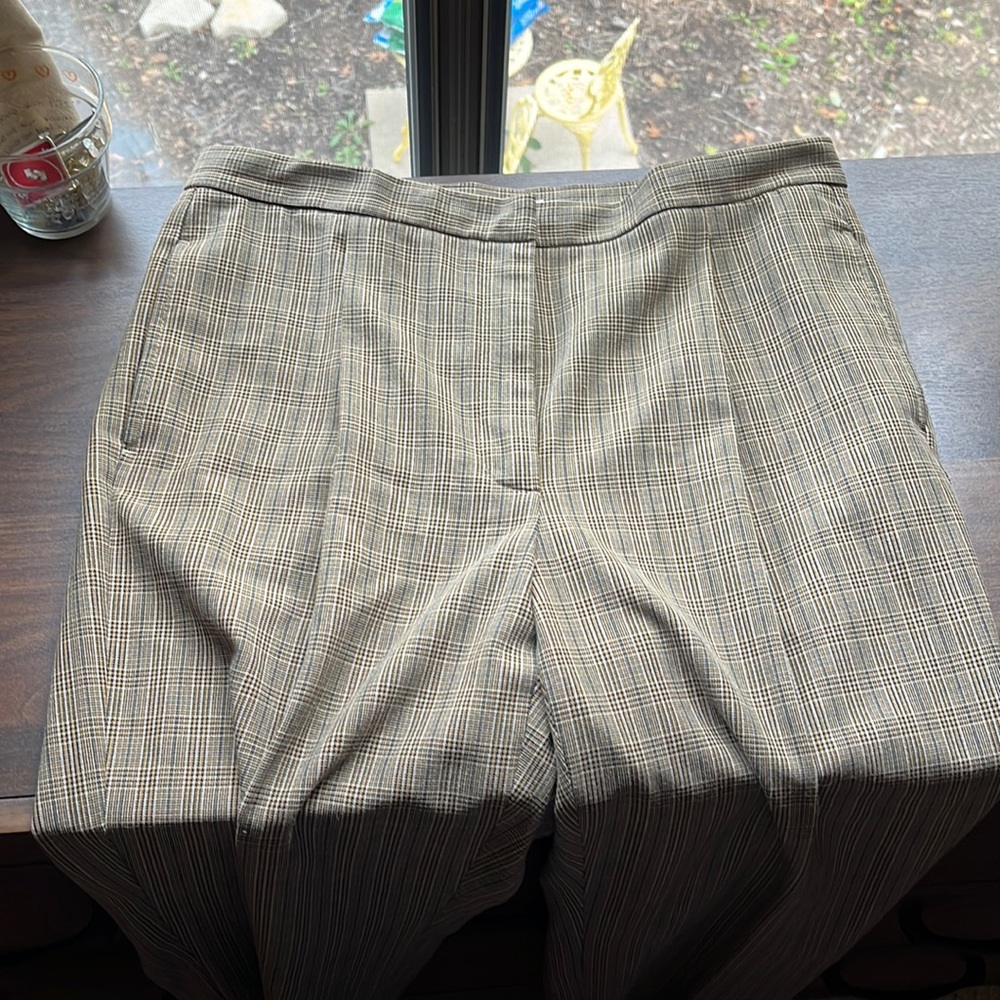 Stain resistant dress flannel pants